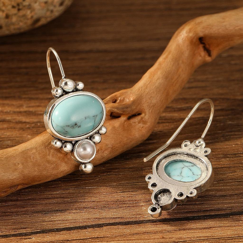 Briselle Earrings “Coastal Glow” | White Gold