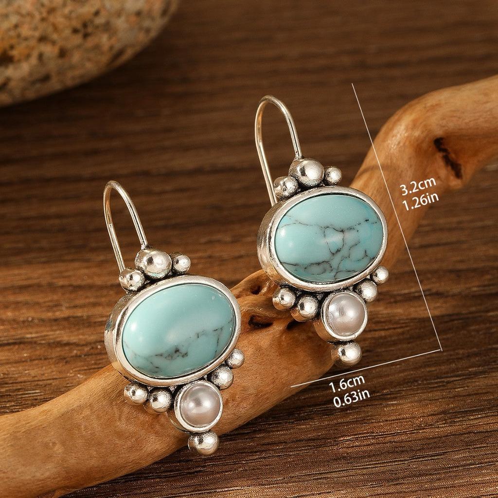 Briselle Earrings “Coastal Glow” | White Gold
