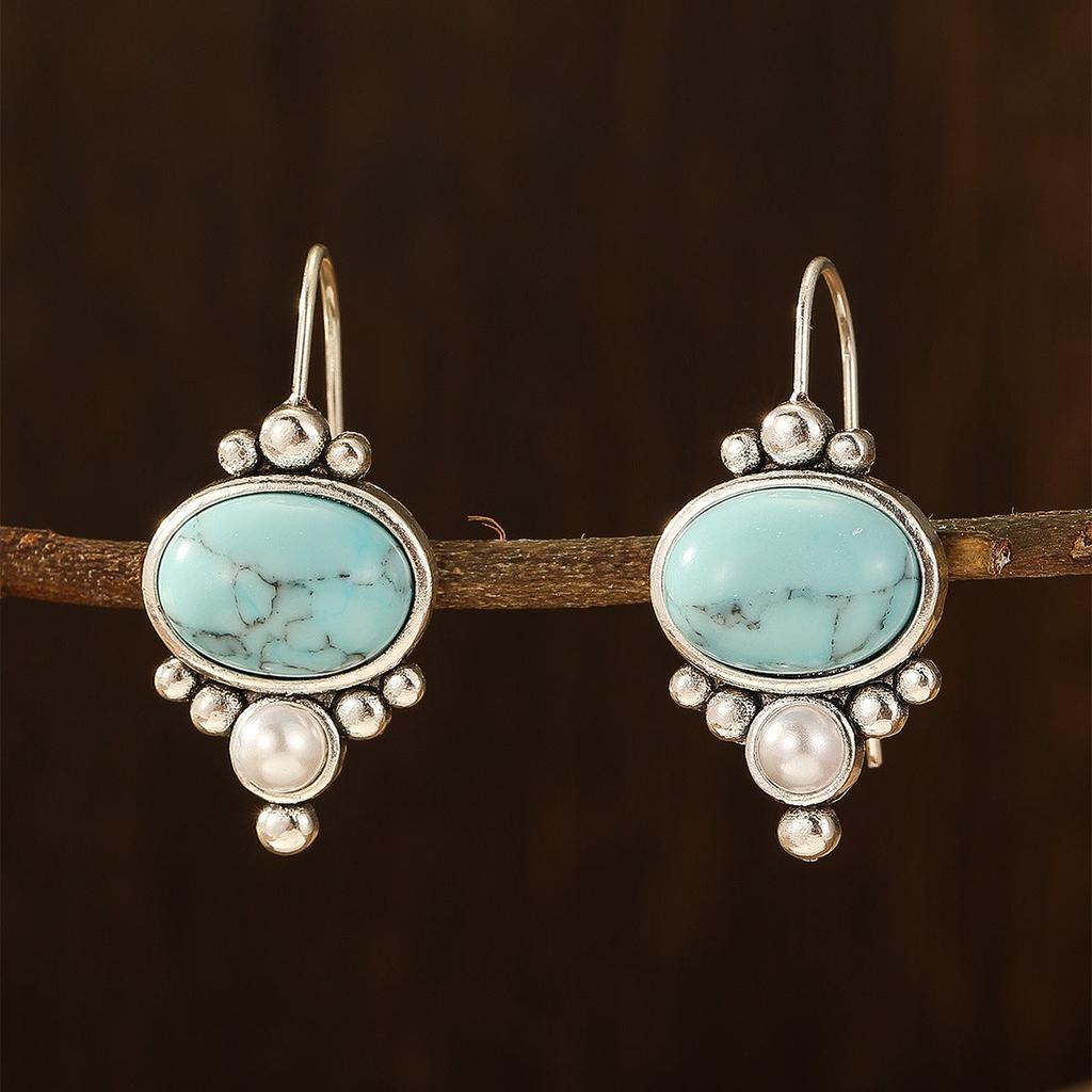 Briselle Earrings “Coastal Glow” | White Gold