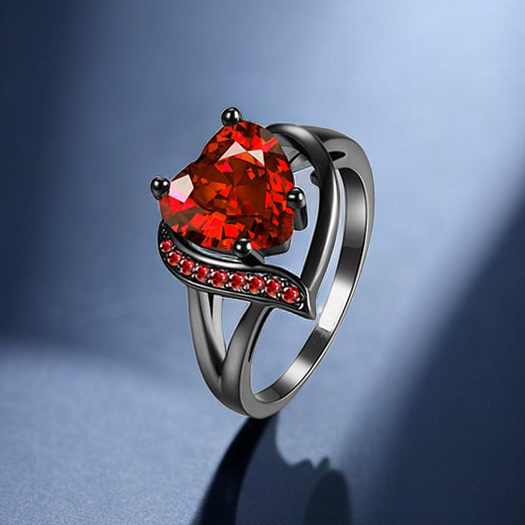 Calindra Ring “Rosethorne” | Black