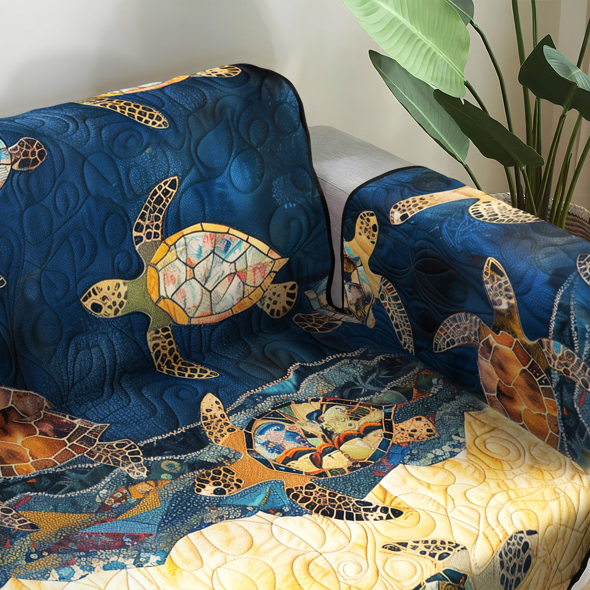 Quilted Sofa Cover with Kitchen Dream