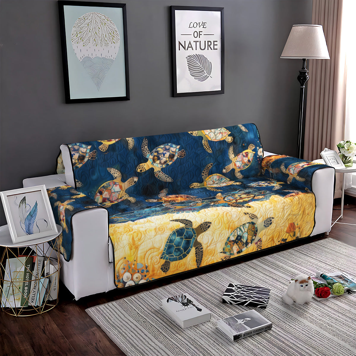 Quilted Sofa Cover with Kitchen Dream