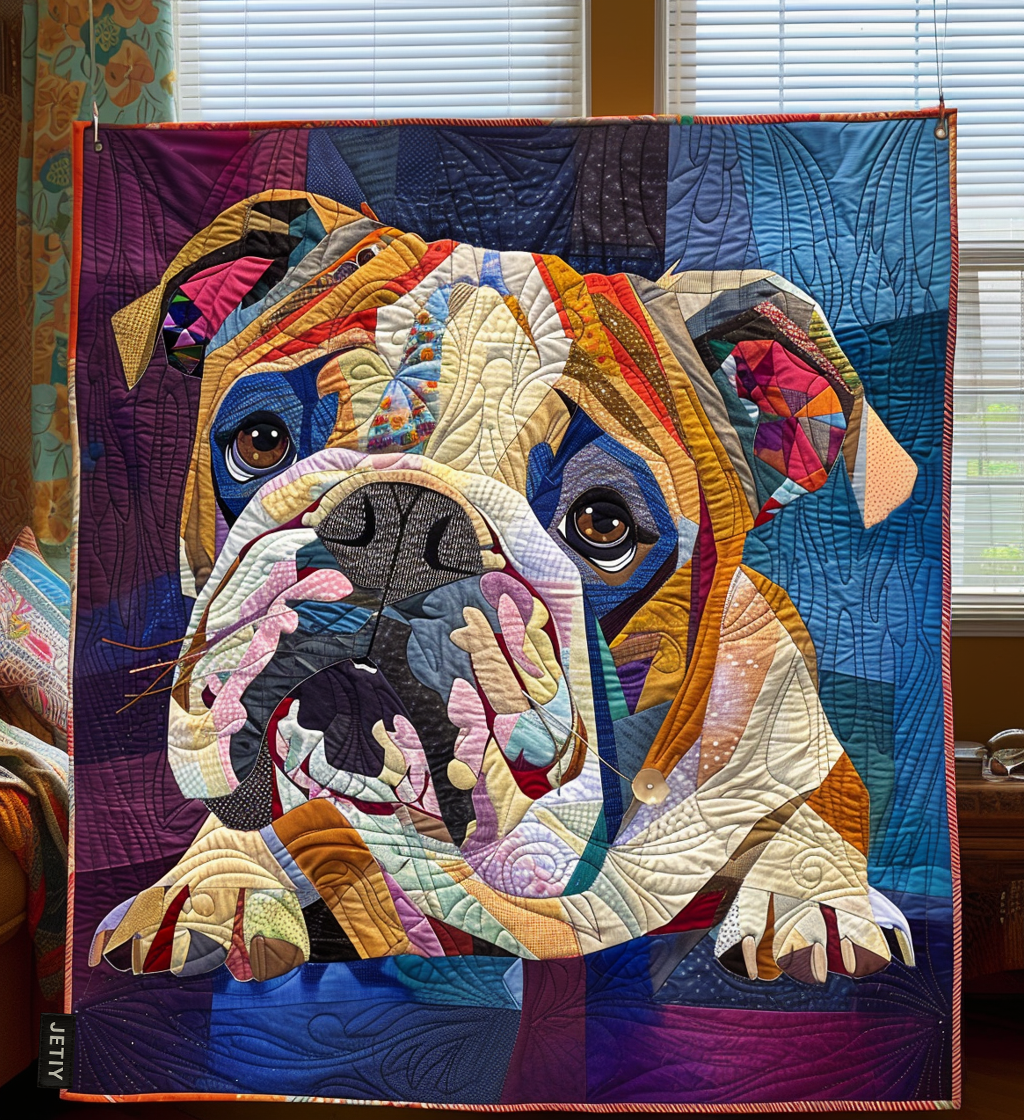Quilted Blanket – Comfy Bulldogs