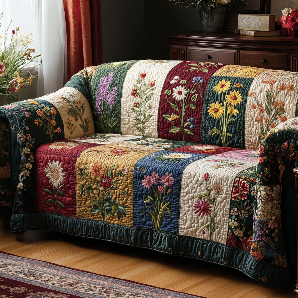 Quilted Sofa Cover – Cosy Quilted Sofa Cover