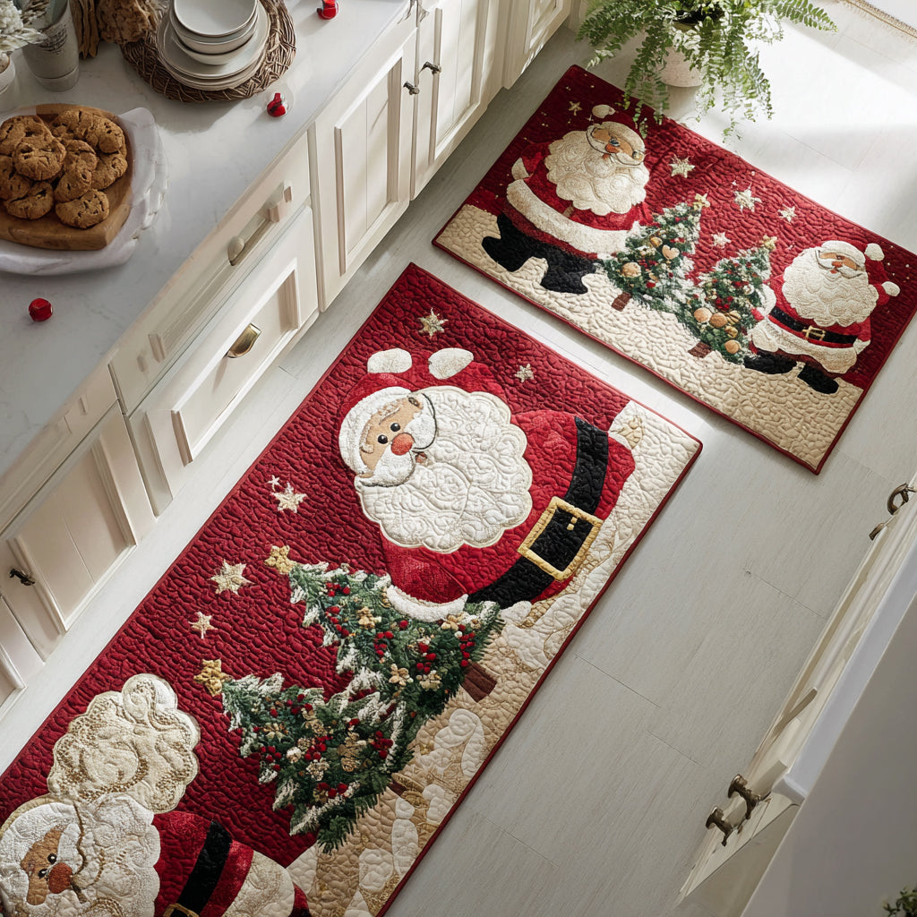 Non-Slip Kitchen Rug – Christmas Santa Claus