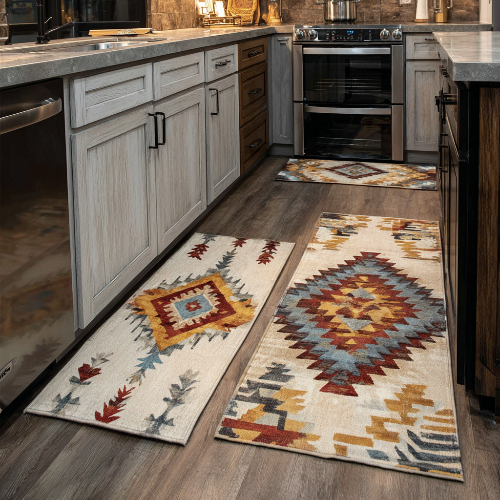 Non-Slip Kitchen Rug – Desert Trail