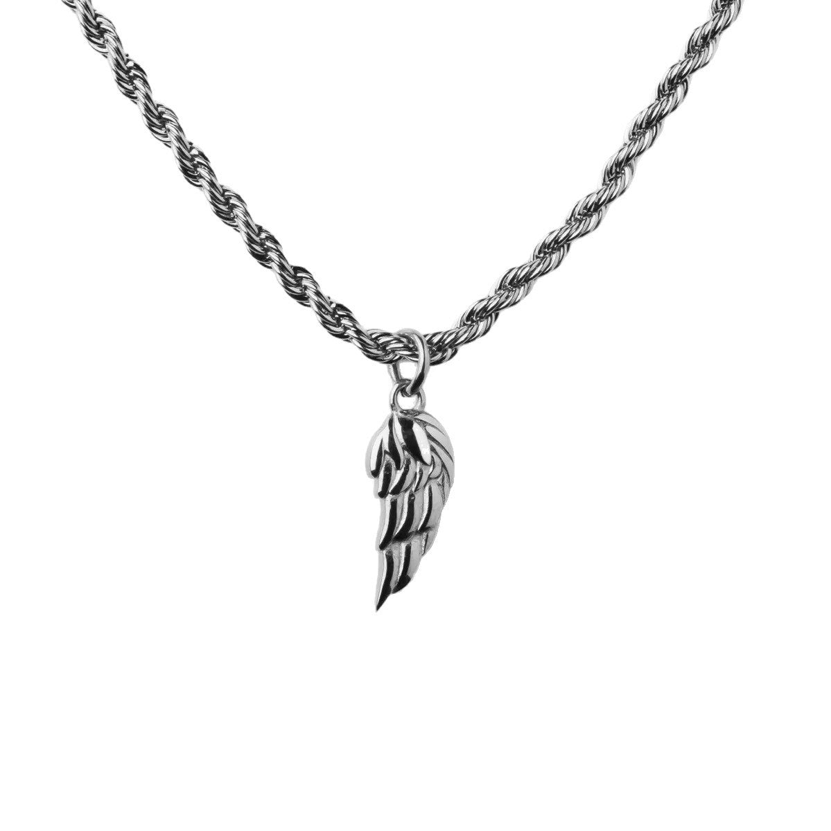 Elio Necklace with Wing Pendant | Gold