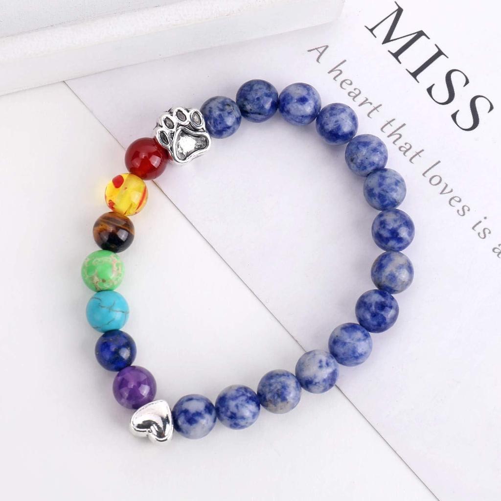 Memorial Bracelet “Heavenly Bridge” with 7 Chakra Pearls