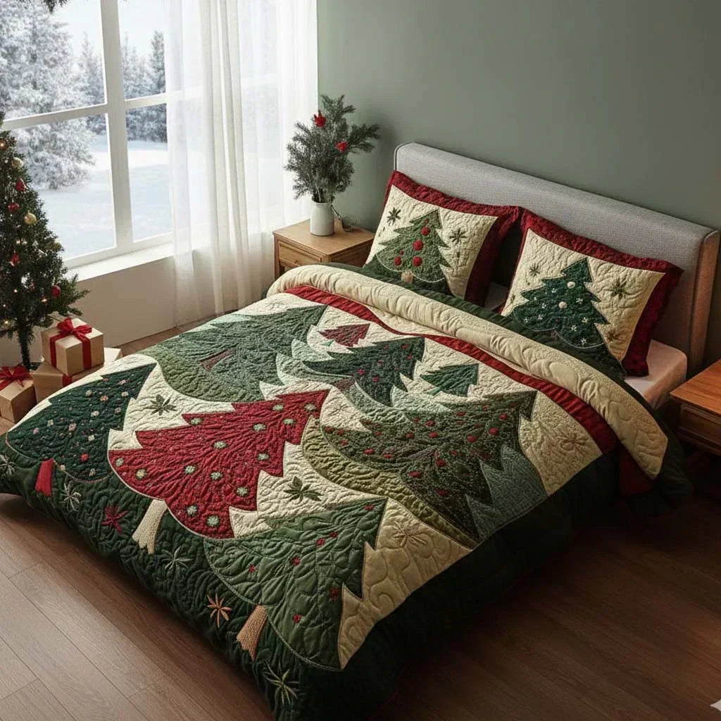 3-Piece Quilted Bedding Set – Les radosti