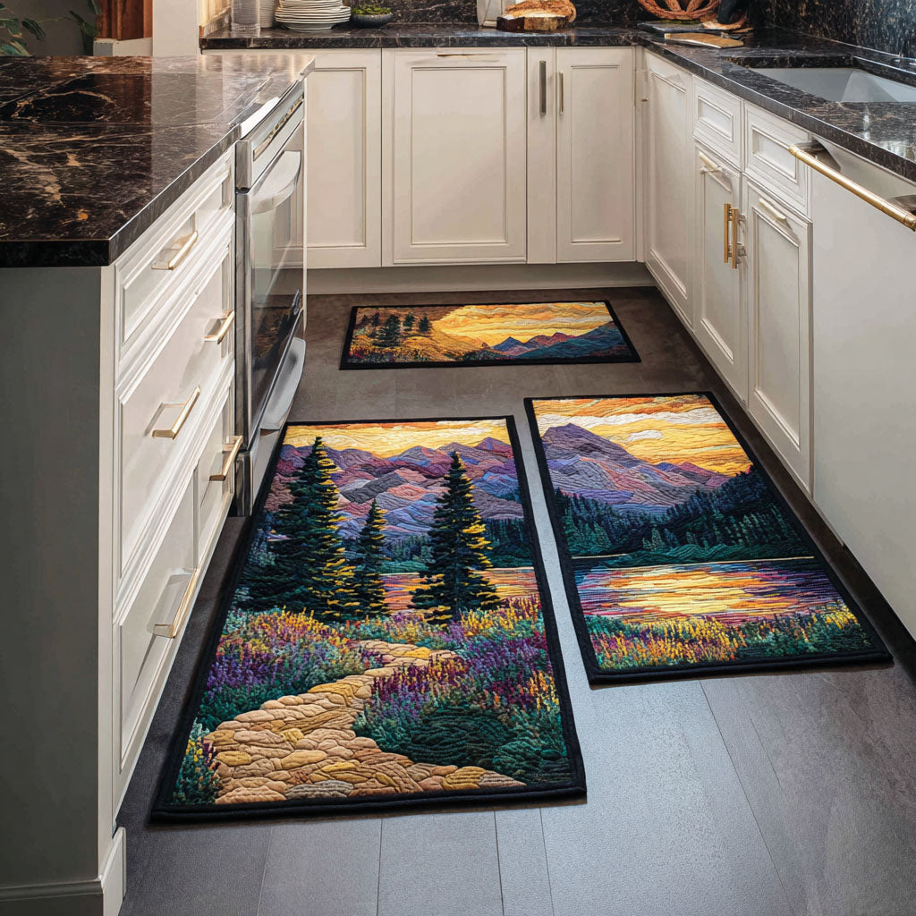 Non-Slip Kitchen Rug – Kitchen Mat Forest Path