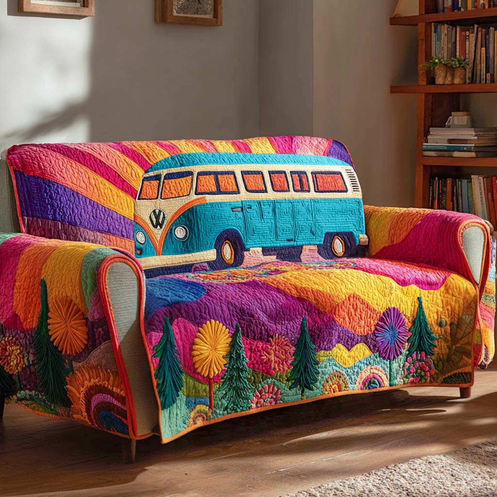 Quilted Sofa Cover – Quilted Hippie Sofa Cover