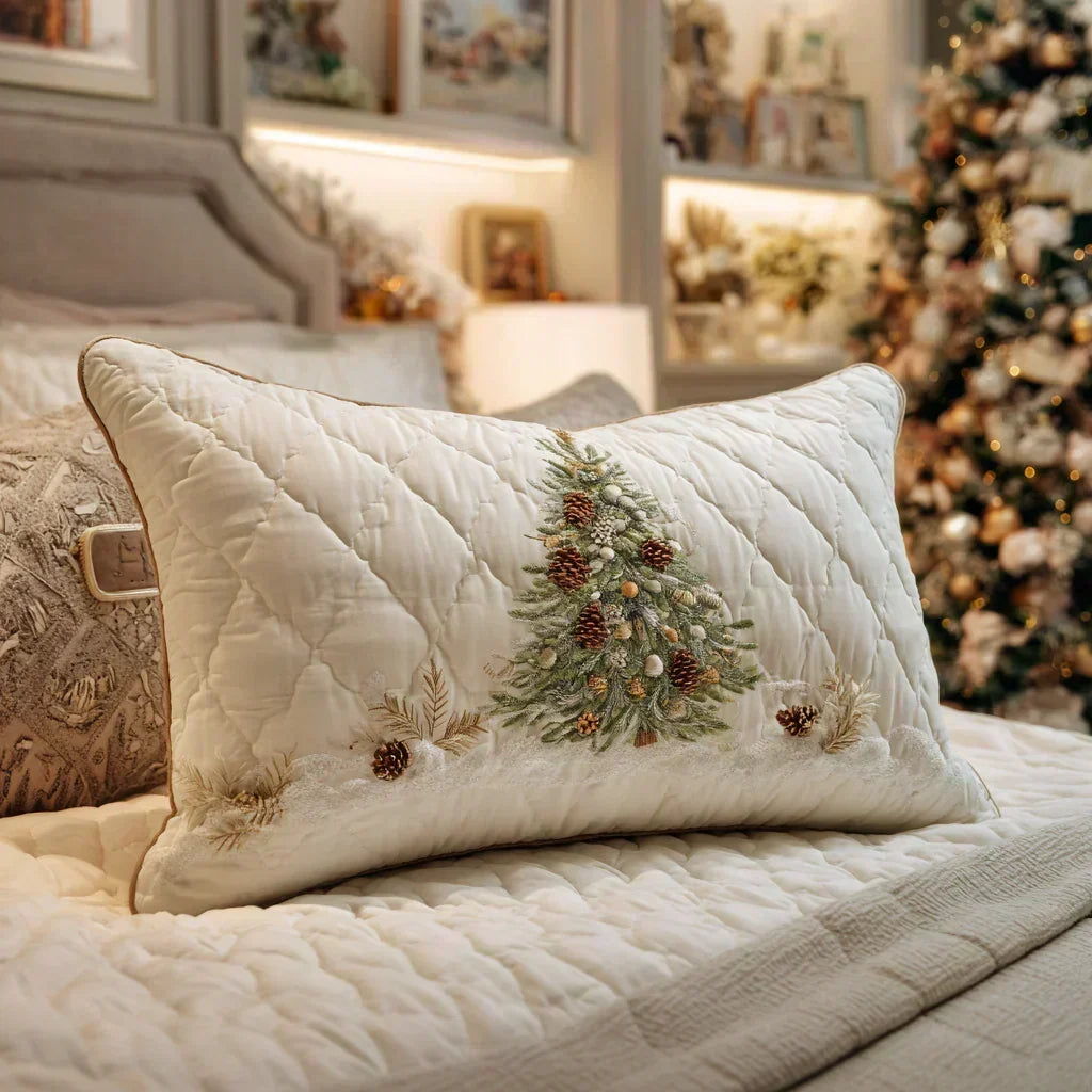 Padded Pillow Cover - Snow Refuge