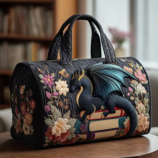 Quilted Travel Bag – Reading Dragon