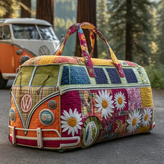 Quilted Travel Bag – Blossom Pattern