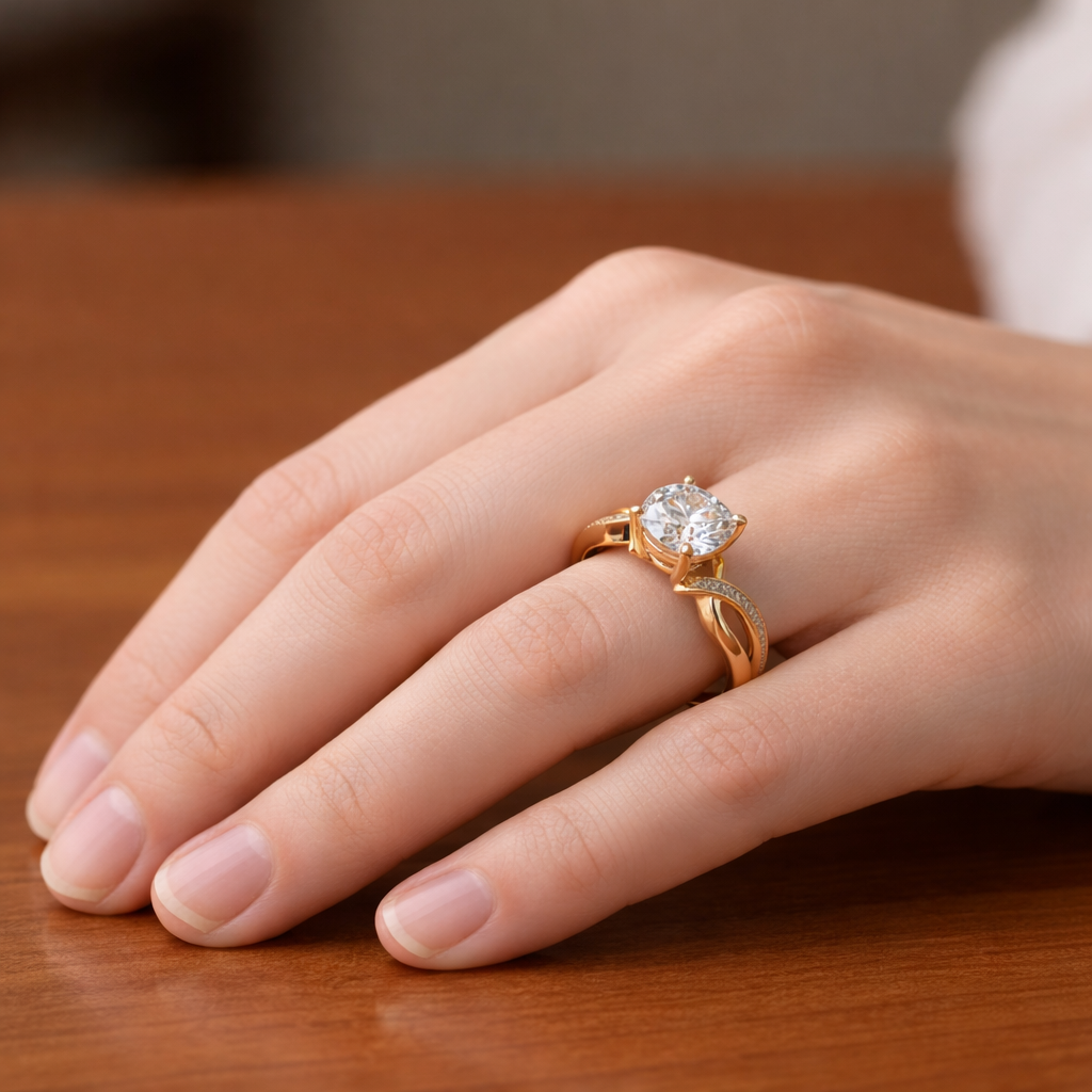 Gold Ring “Eternal Shine”