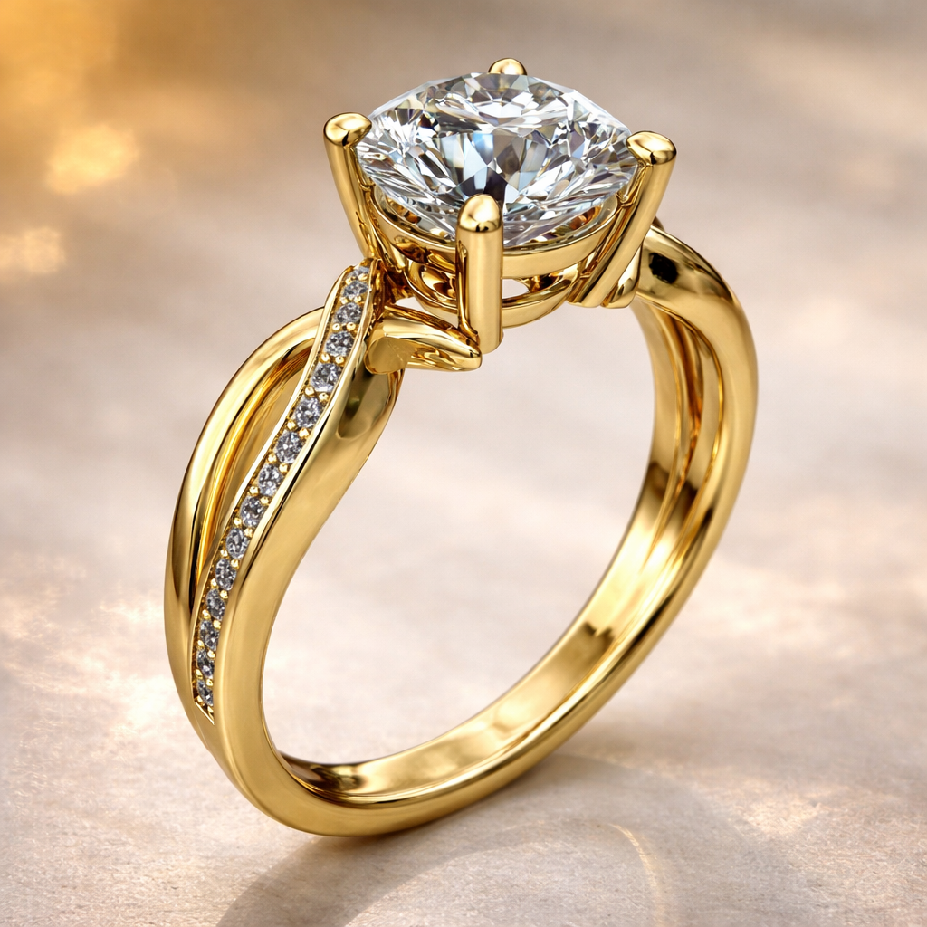Gold Ring “Eternal Shine”