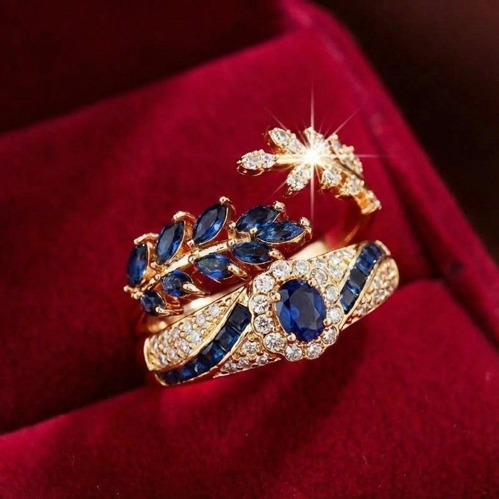 Abellissa Gold Ring Set