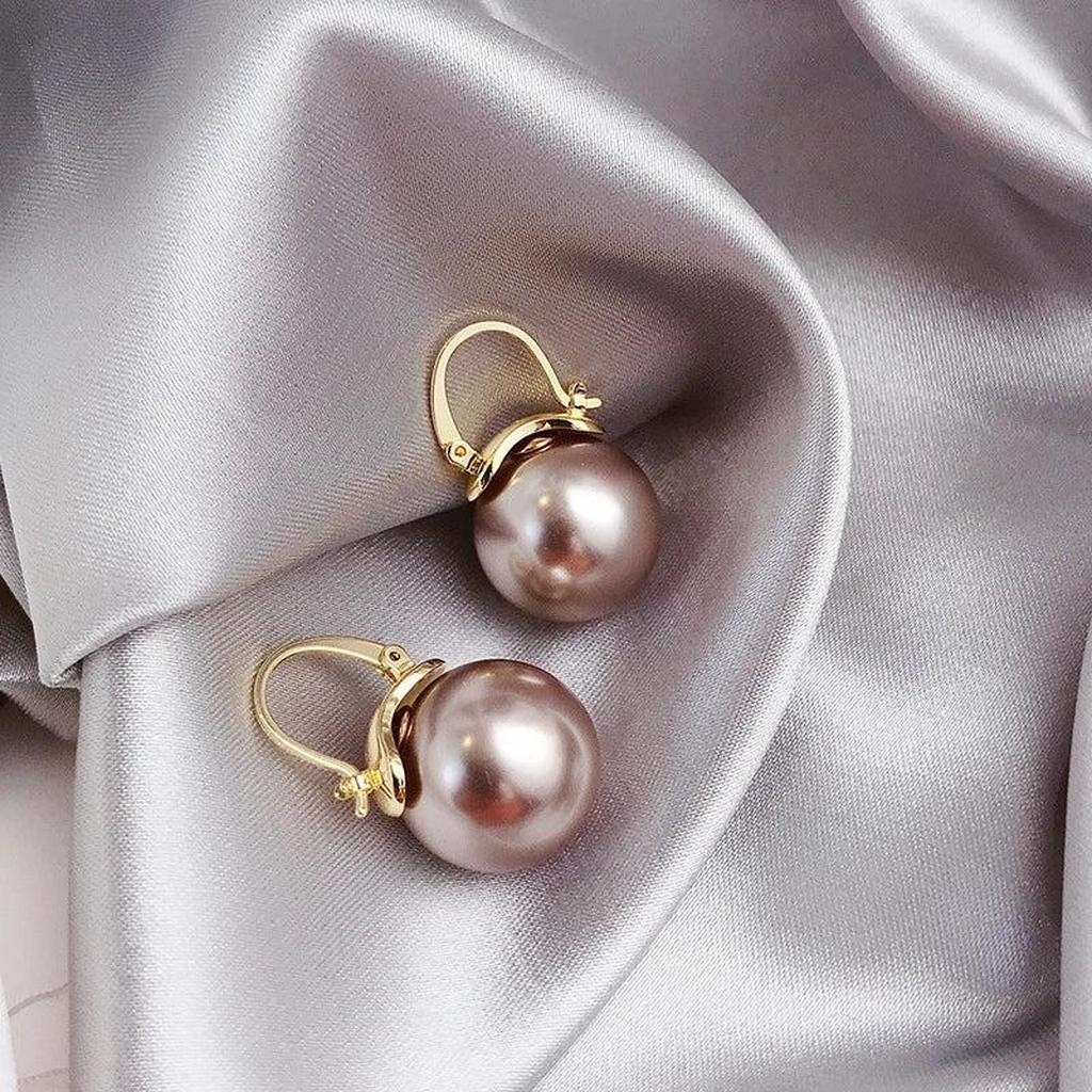 Large Earrings with Daisies in Gold