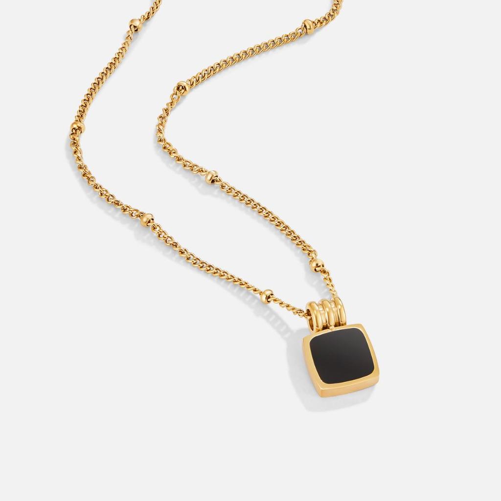Necklace with Pendant Lucia in Black