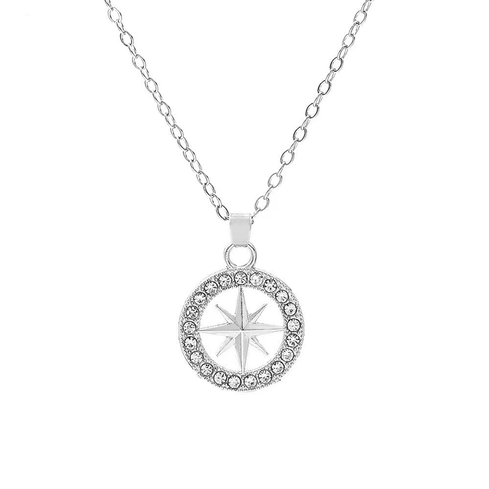 Necklace with North Star Pendant | Gold