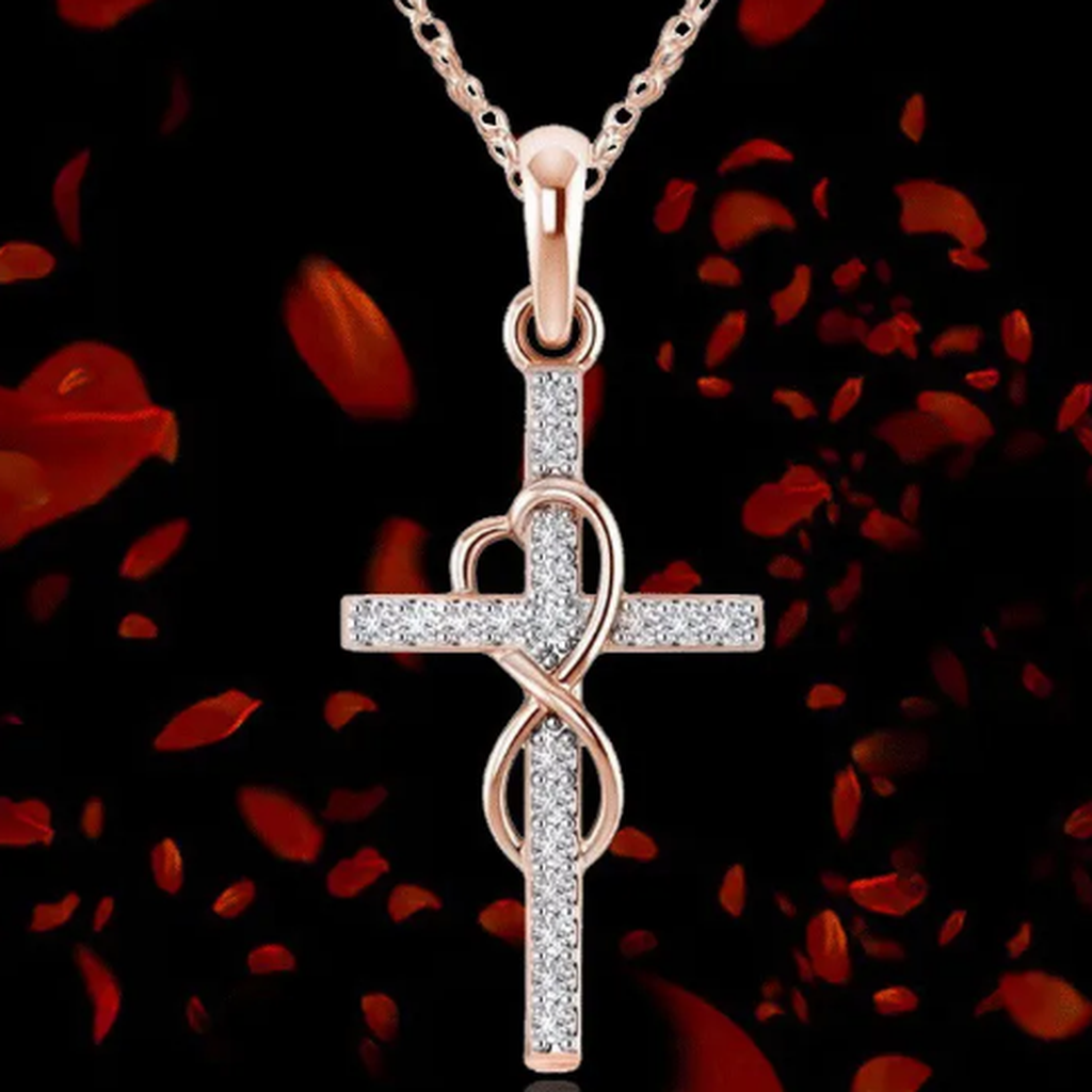 Cross Necklace in Stainless Steel