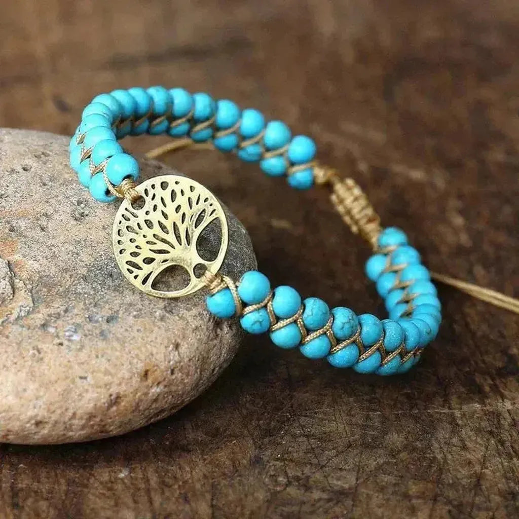 Tree of Life Bracelet with Turquoise