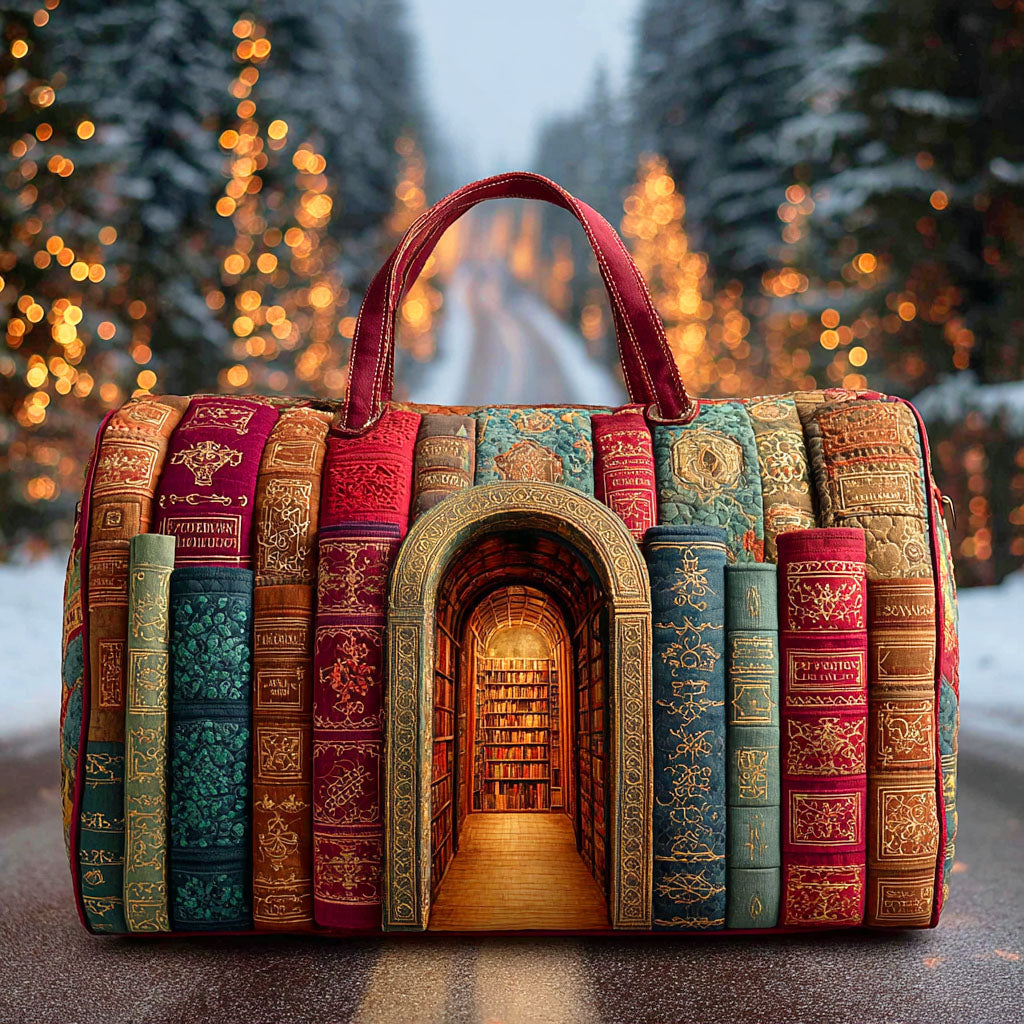Quilted Travel Bag – Hidden Library
