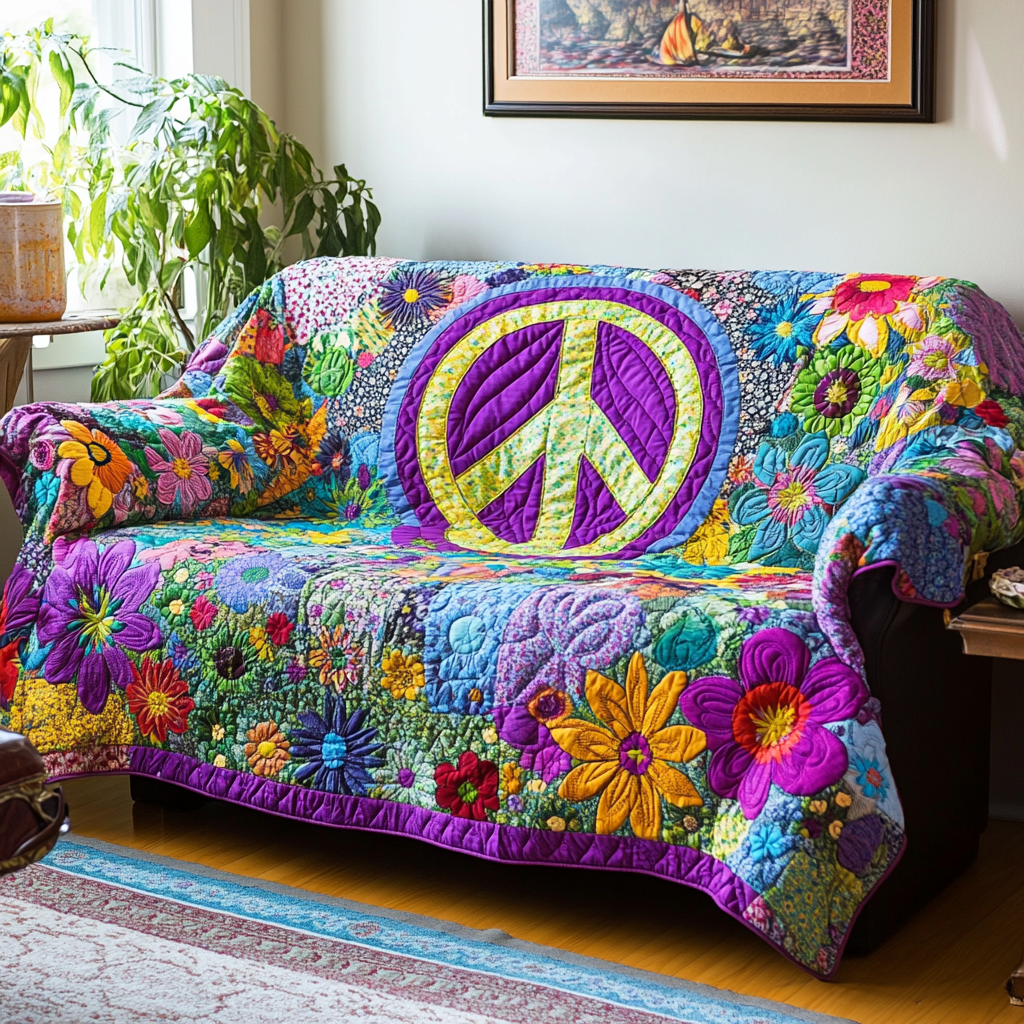 Quilted Sofa Cover – Quilted Hippie Sofa Cover
