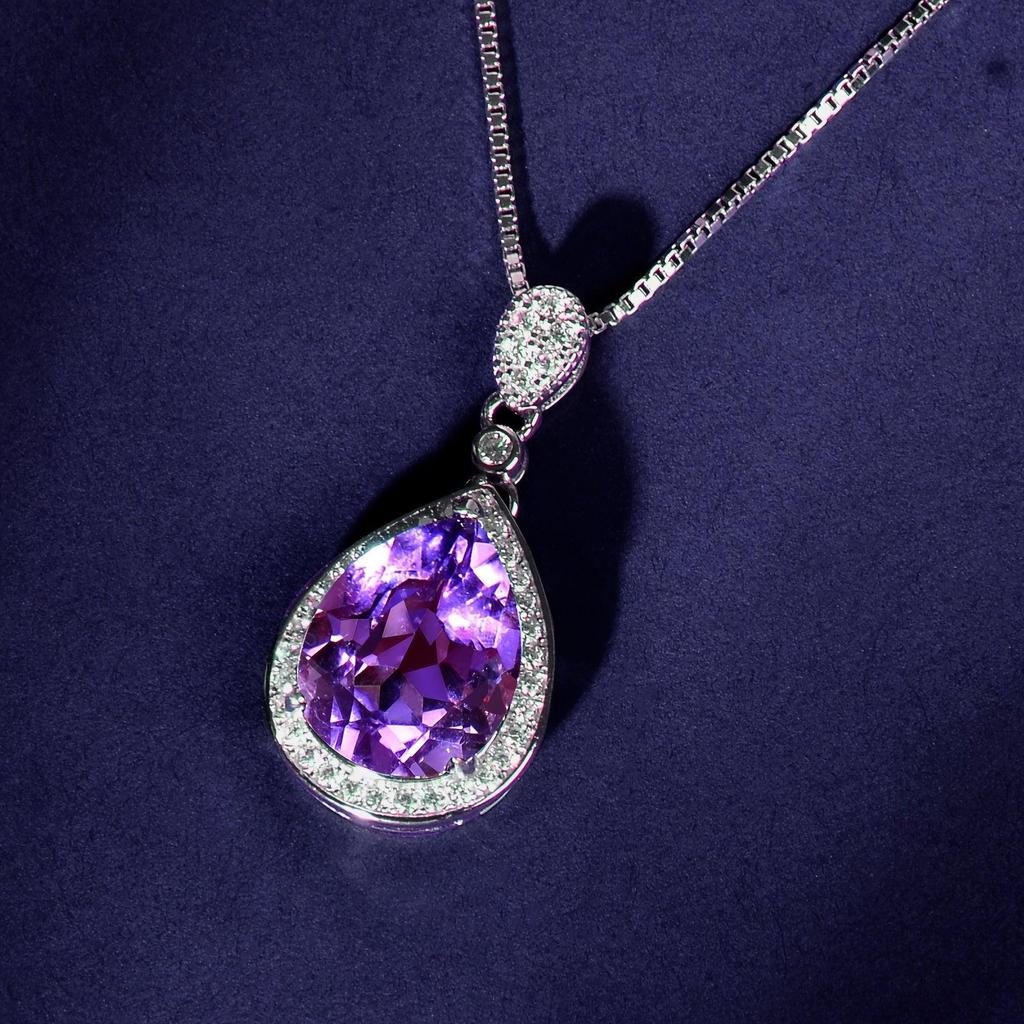 Ivonne Necklace with Amethyst