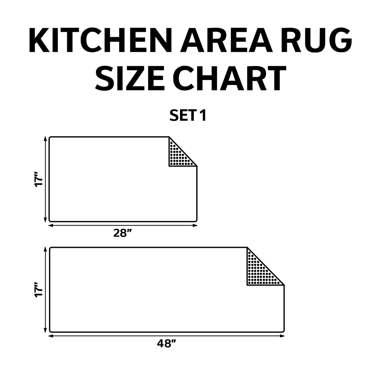 Non-Slip Kitchen Rug with Relaxed Coastal Atmosphere