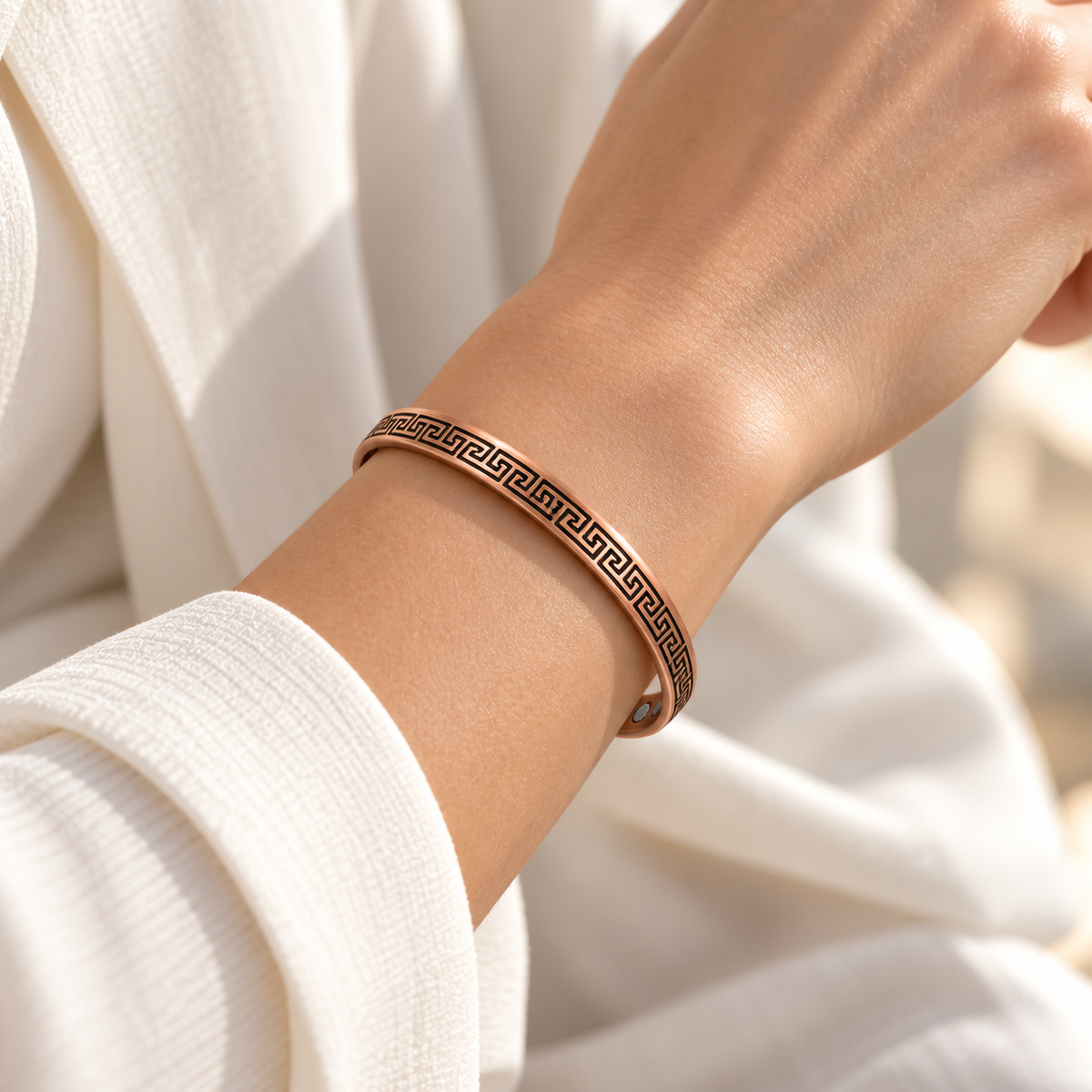 Copper Bracelet “Meander”