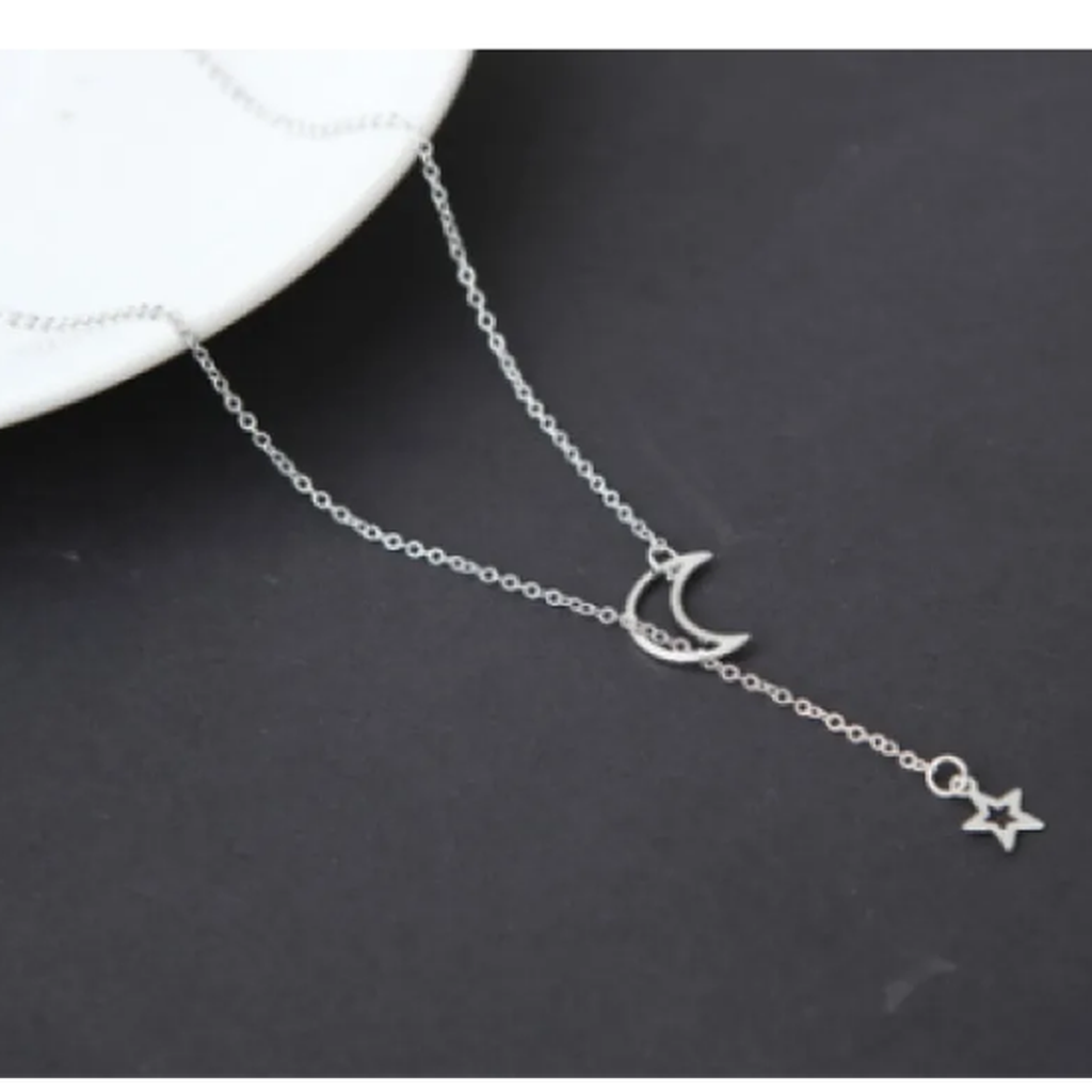 Short Necklace “Moon Star”