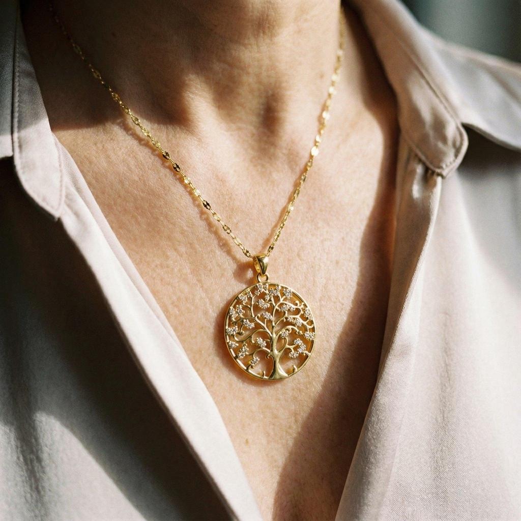Tree of Life Necklace in Gold