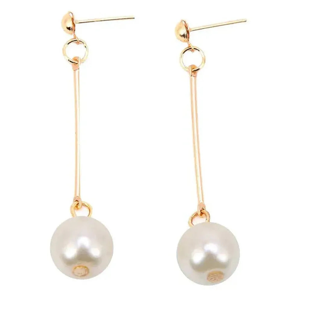 Luxurious Drop Earrings with Special Pearls