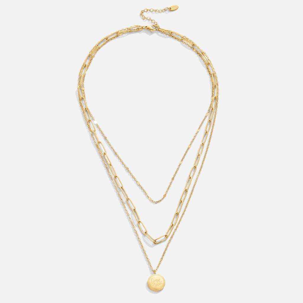 Layered Necklace with Coins “Janie”