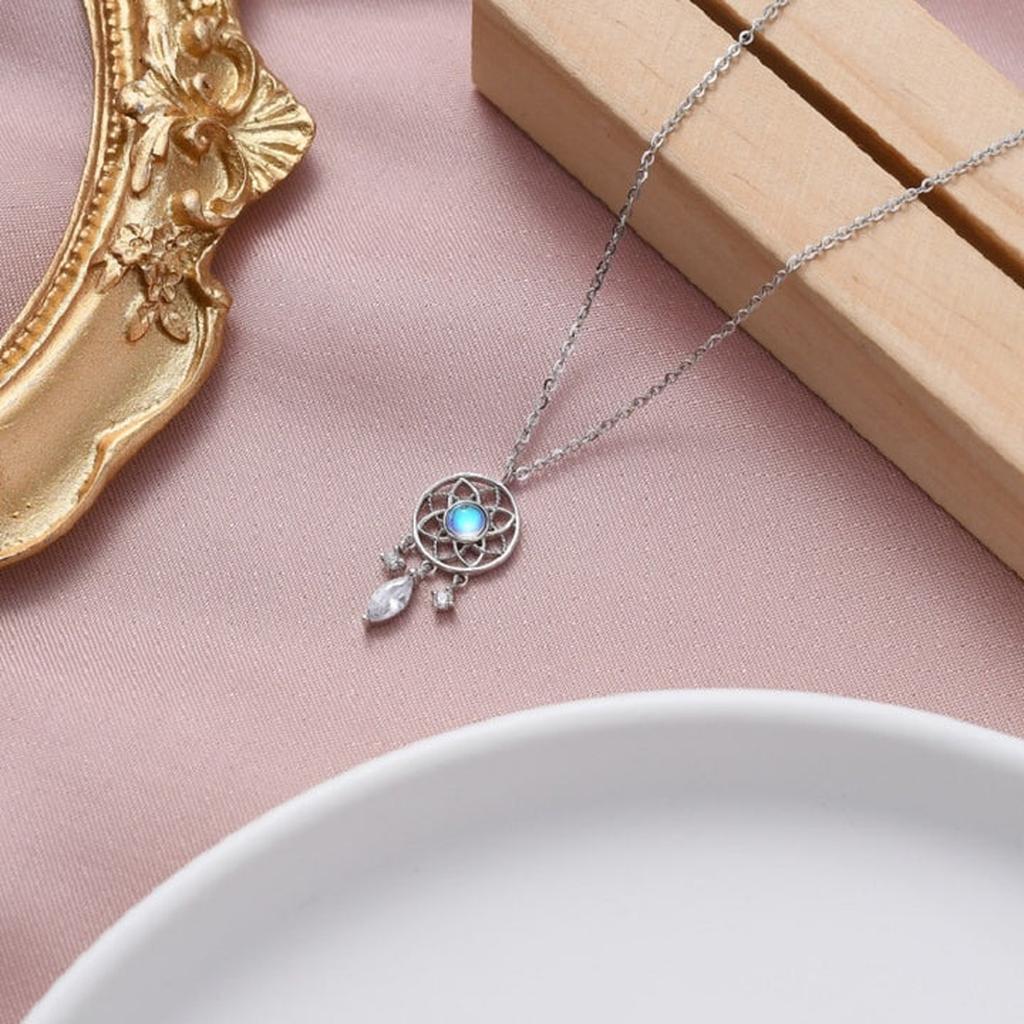Moonstone Necklace “Dreamcatcher”