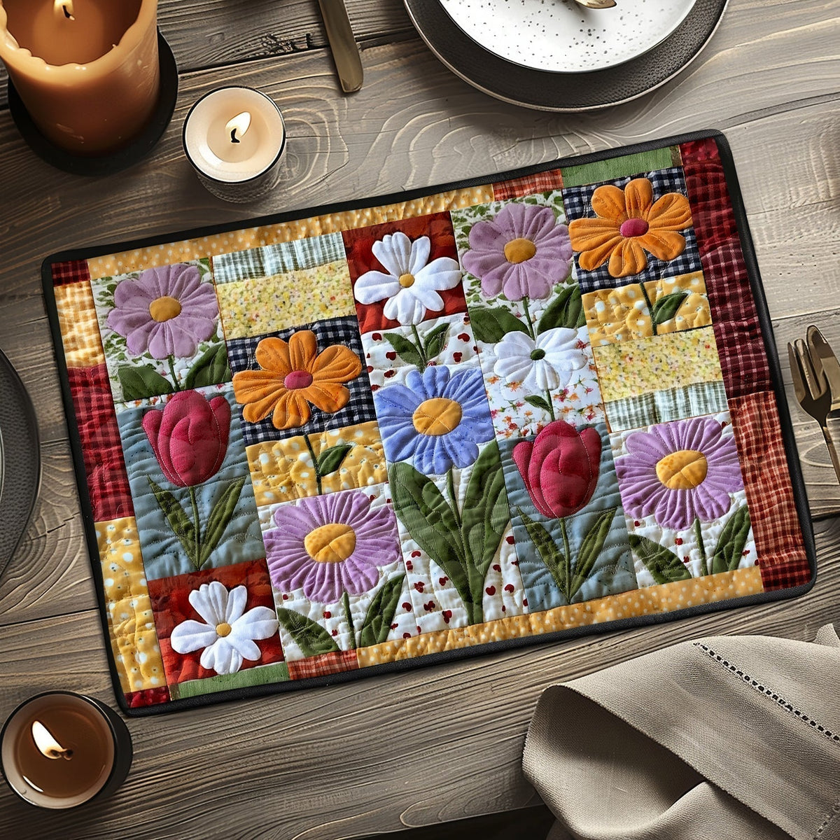 Quilted Placemats – Blossom Path
