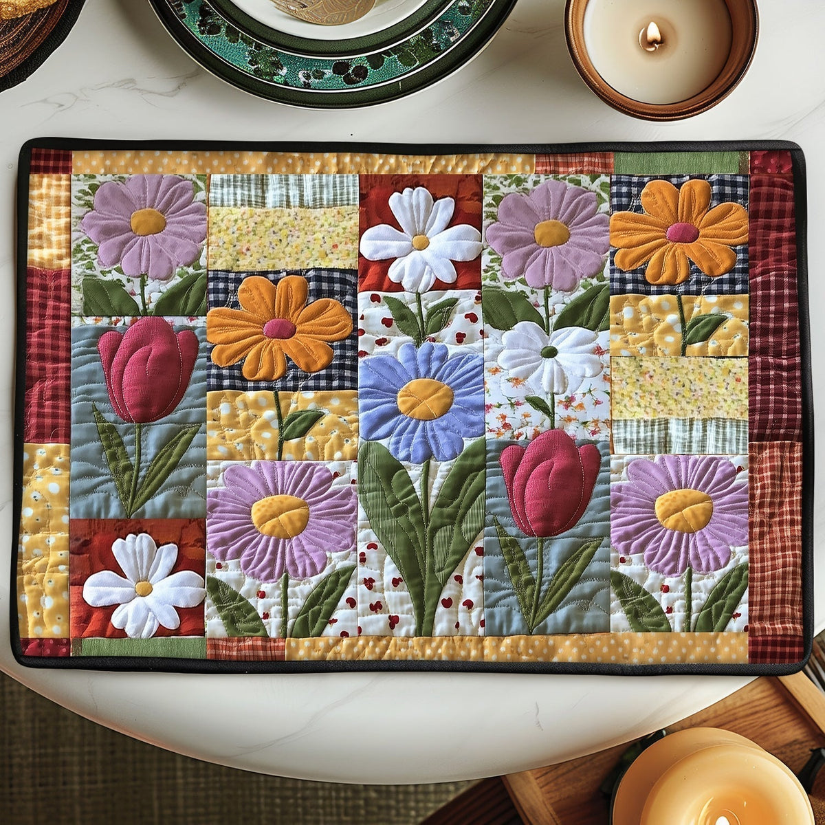 Quilted Placemats – Blossom Path