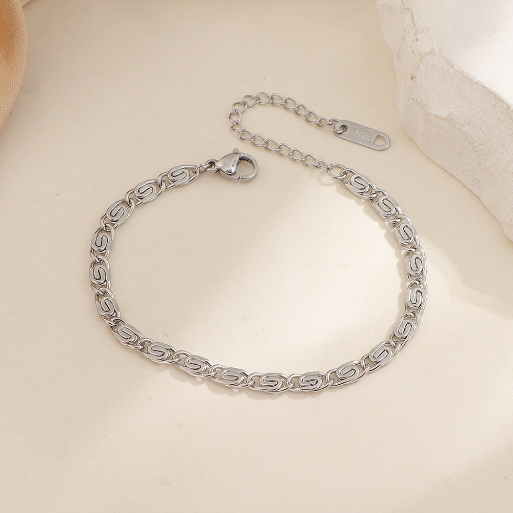 Nusa Braided Chain Bracelet | Gold