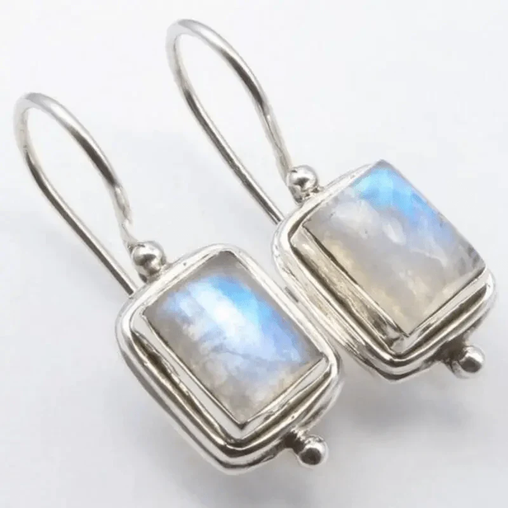 Earrings “Artemis” with Moonstone