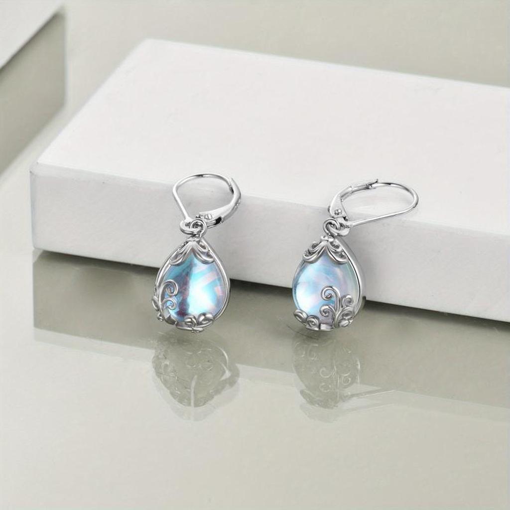Earrings “Free Spirit” with Moonstone