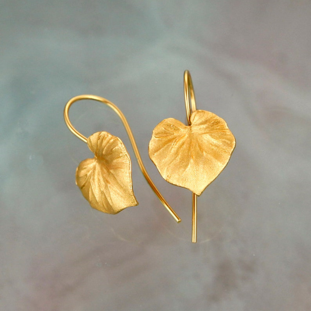 Earrings “Gold Leaves”