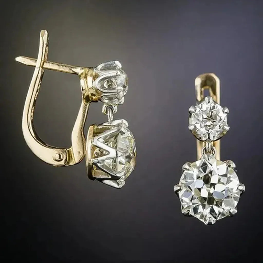 Earrings with Zirconia