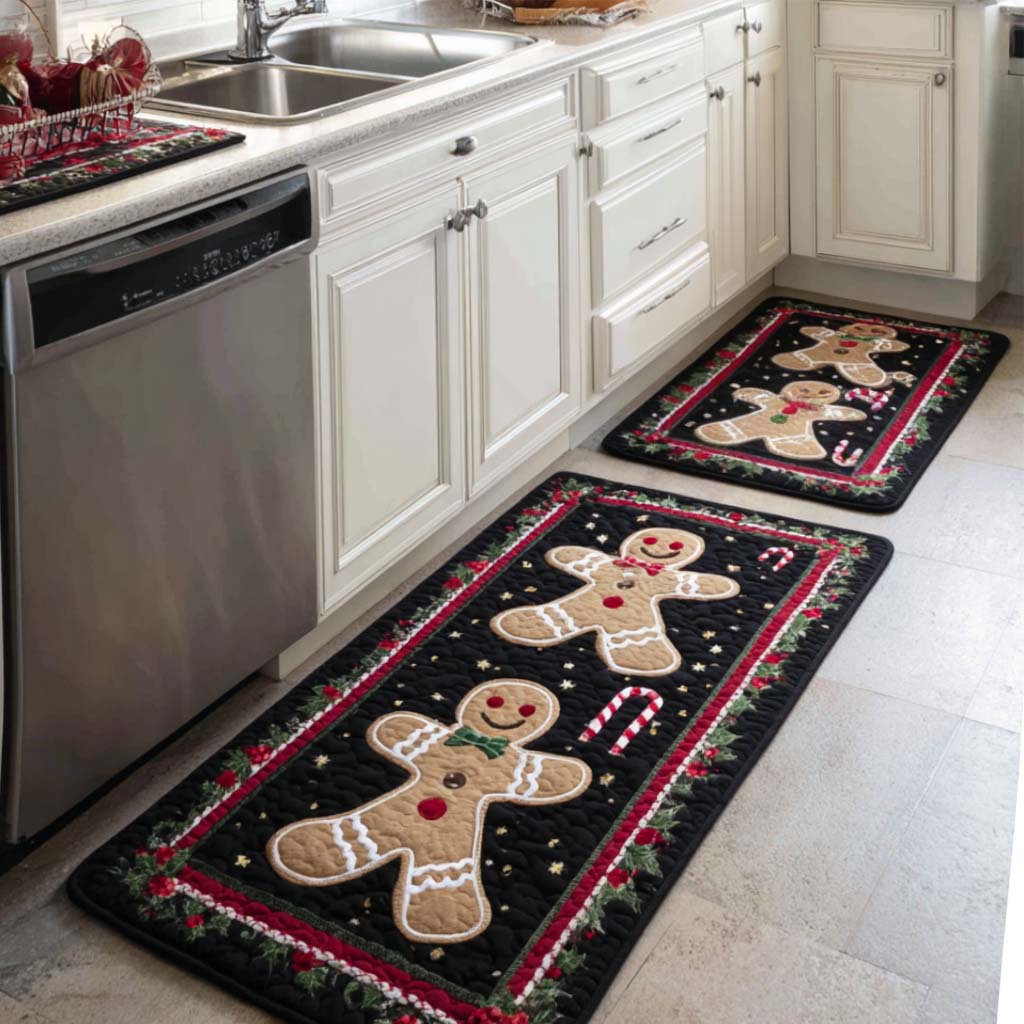 Non-Slip Kitchen Rug – Classic Winter