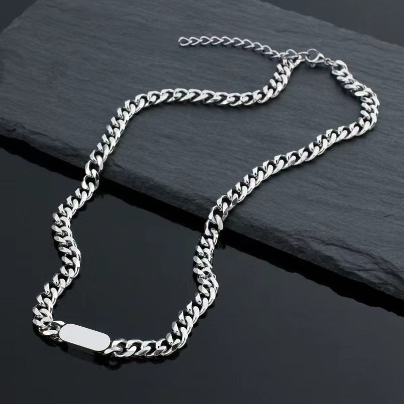 Curb Chain with Pendant