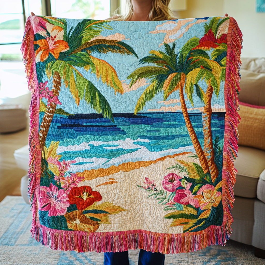 Woven Blanket – Paradise Escape