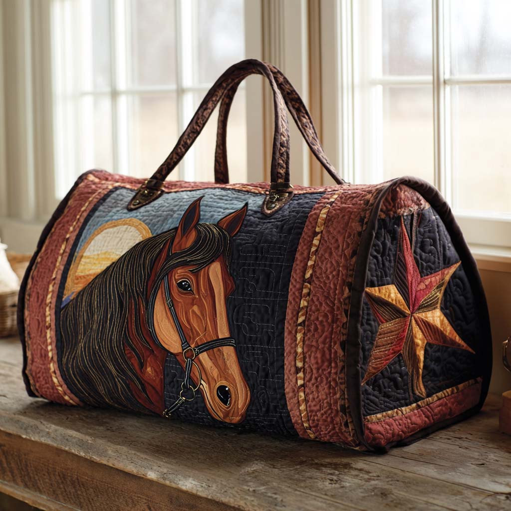 Quilted Travel Bag – Prairie Horse