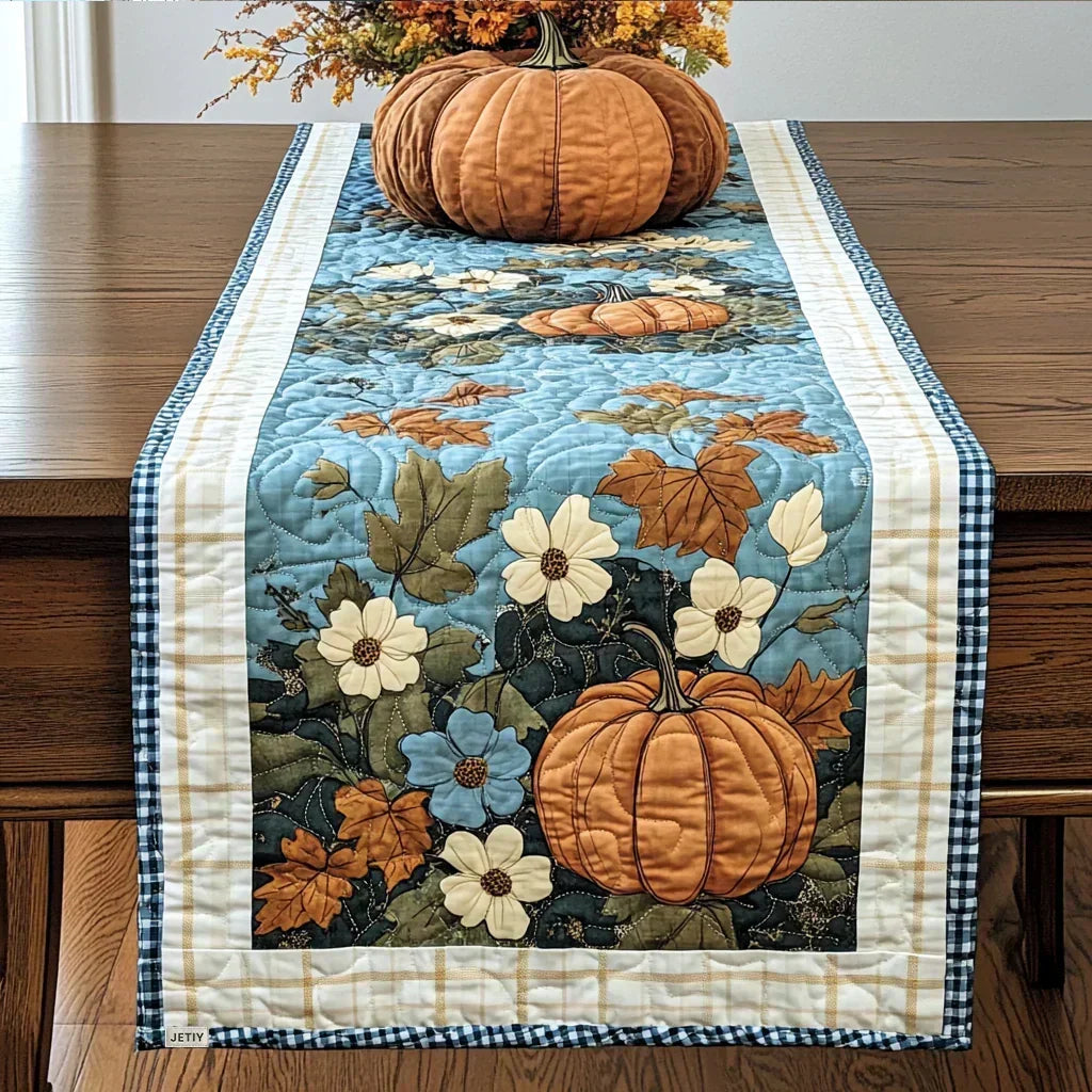 Patchwork Table Runner - Pumpkin Season