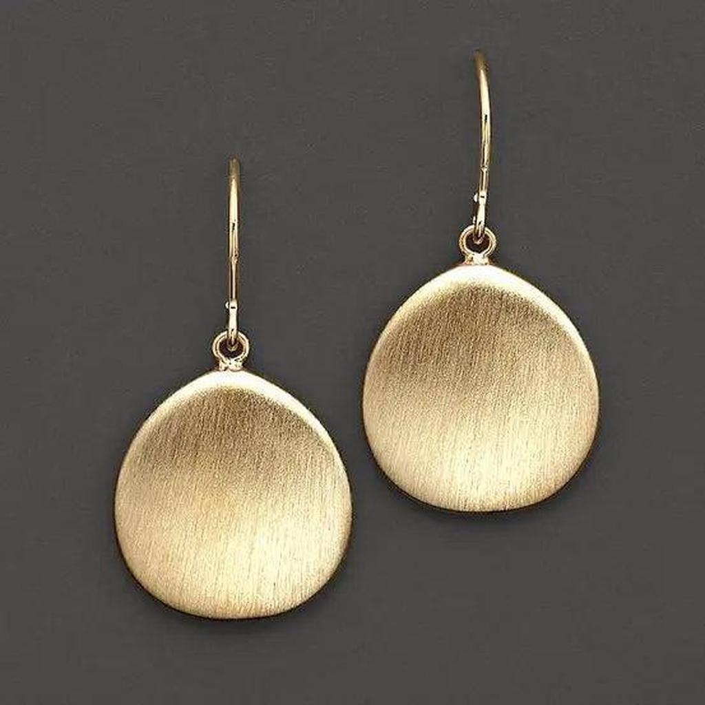 Retro Earrings in Stainless Steel in Gold Tone