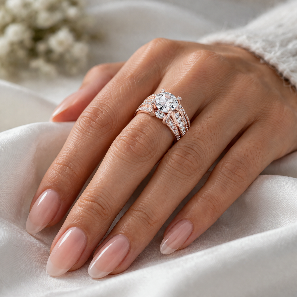 Retro Ring with Zirconia